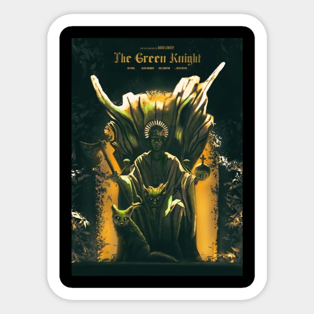 the green knight Sticker by stephens69